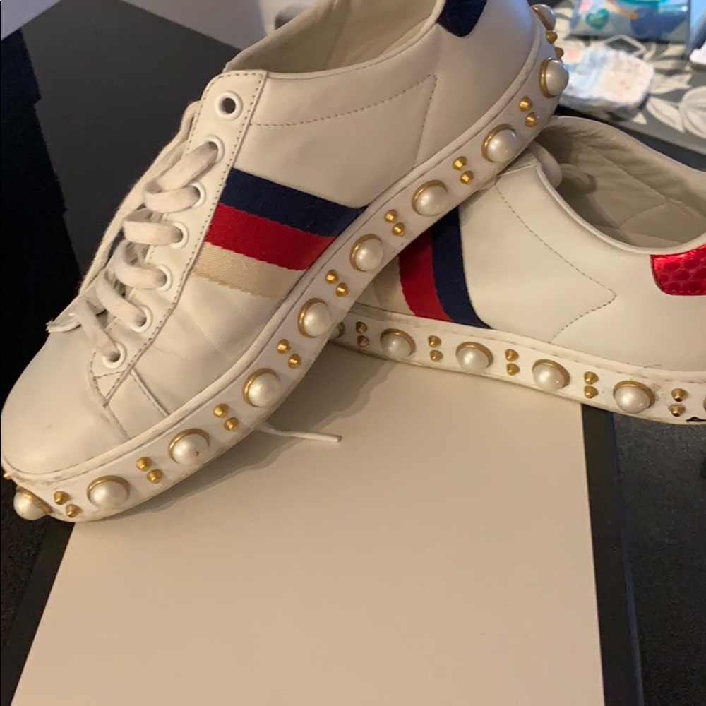 Gucci studded sneakers